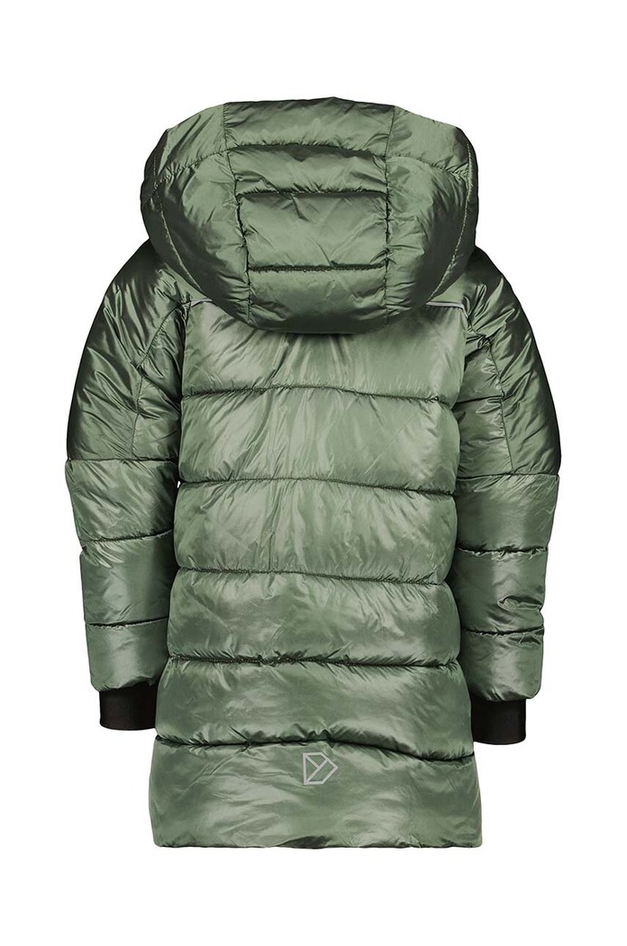 Chłopiec Didriksons kurtka dziecięca TAJGAN KD PUFF PARKA 504902 zielony
