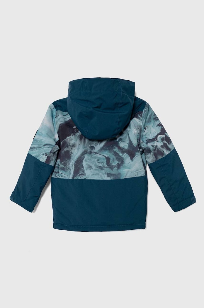 Quiksilver kurtka narciarska dziecięca MISSION PRINTED SNJT EQBTJ03155 niebieski AW23