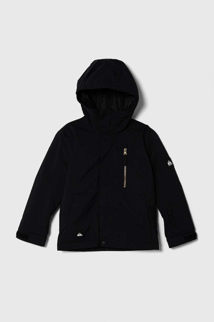 Dětská lyžařská bunda Quiksilver MISSION SOLID SNJT s podšívkou černá EQBTJ03157