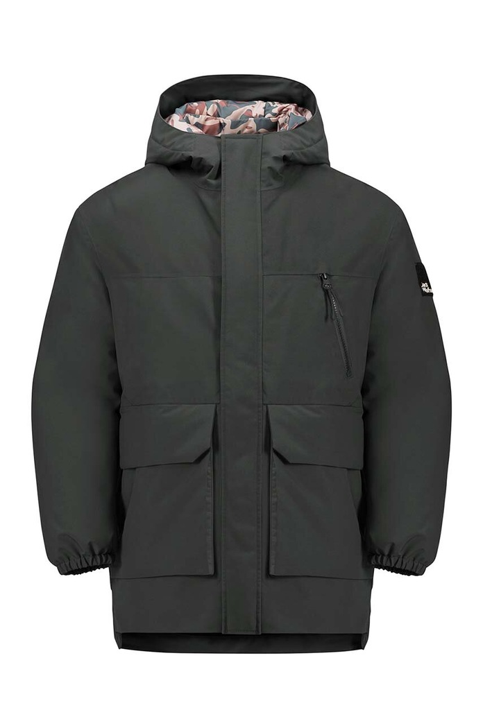 Jack Wolfskin gyerek dzseki TEEN 2L INS enyhén szigetelt fekete 1610151