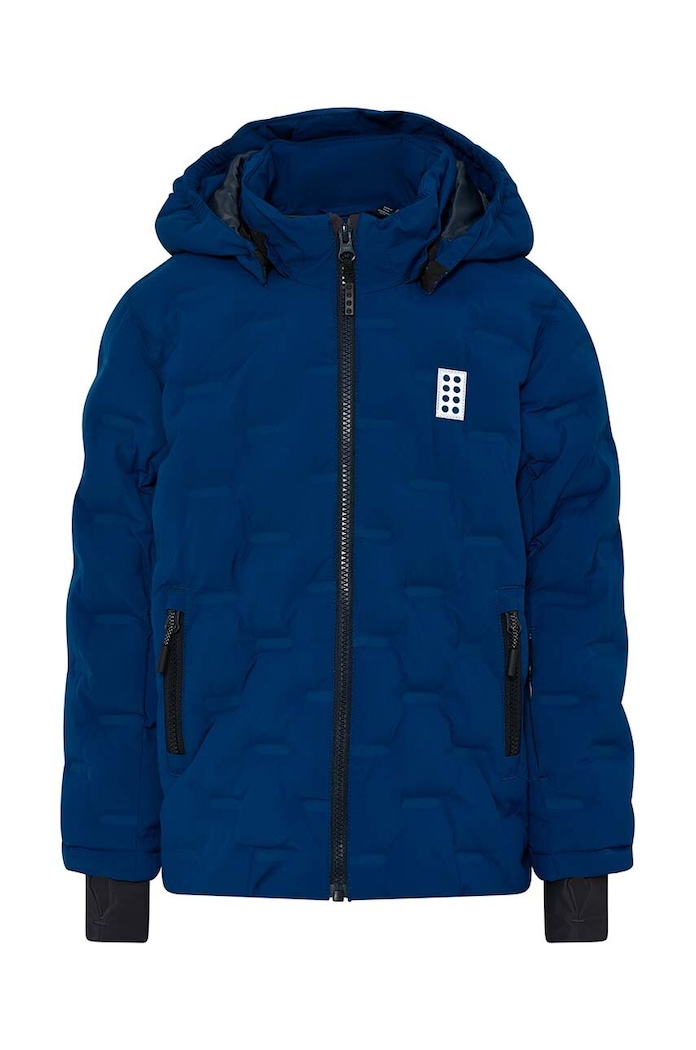 Detská lyžiarska bunda Lego 22879 JACKET zateplené tmavomodrá 22879.9BYX