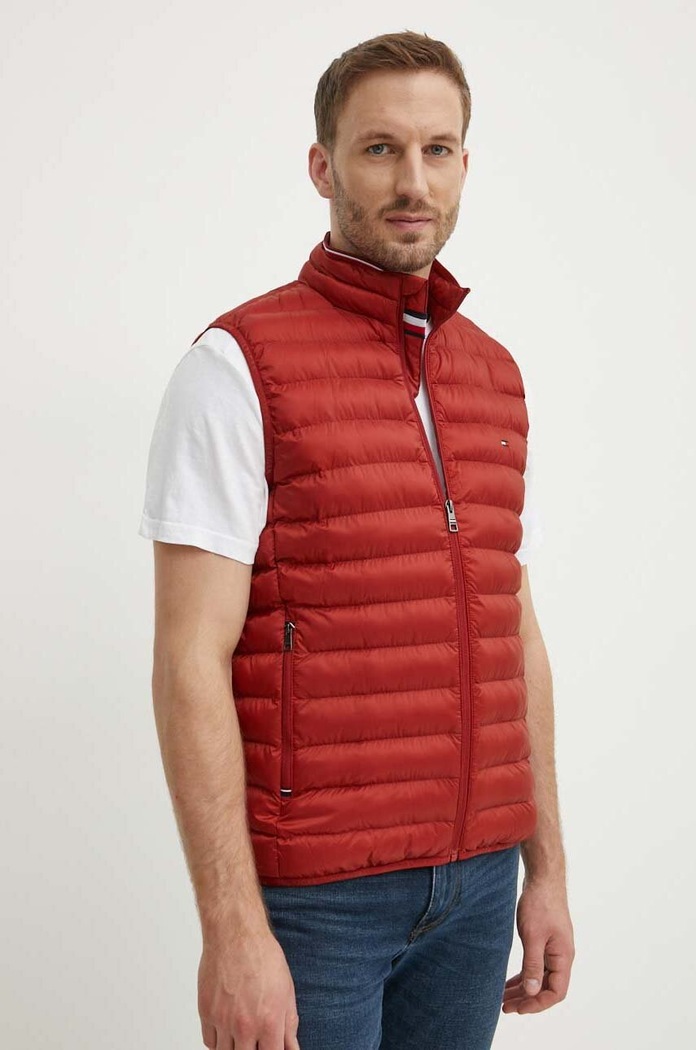 Tommy Hilfiger bezrękawnik bez kaptura czerwony MW0MW18762