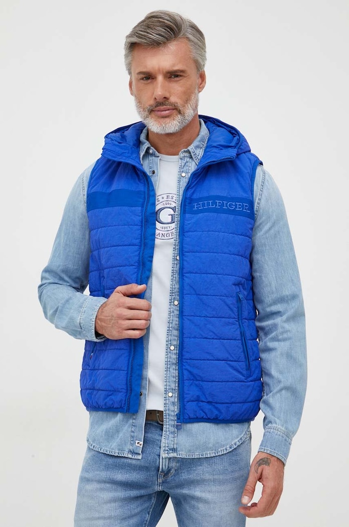Αμάνικο μπουφάν Tommy Hilfiger άλλο μπλε MW0MW31637