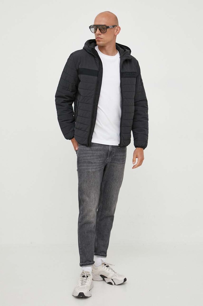 Bunda Tommy Hilfiger MW0MW31639 čierna AW23
