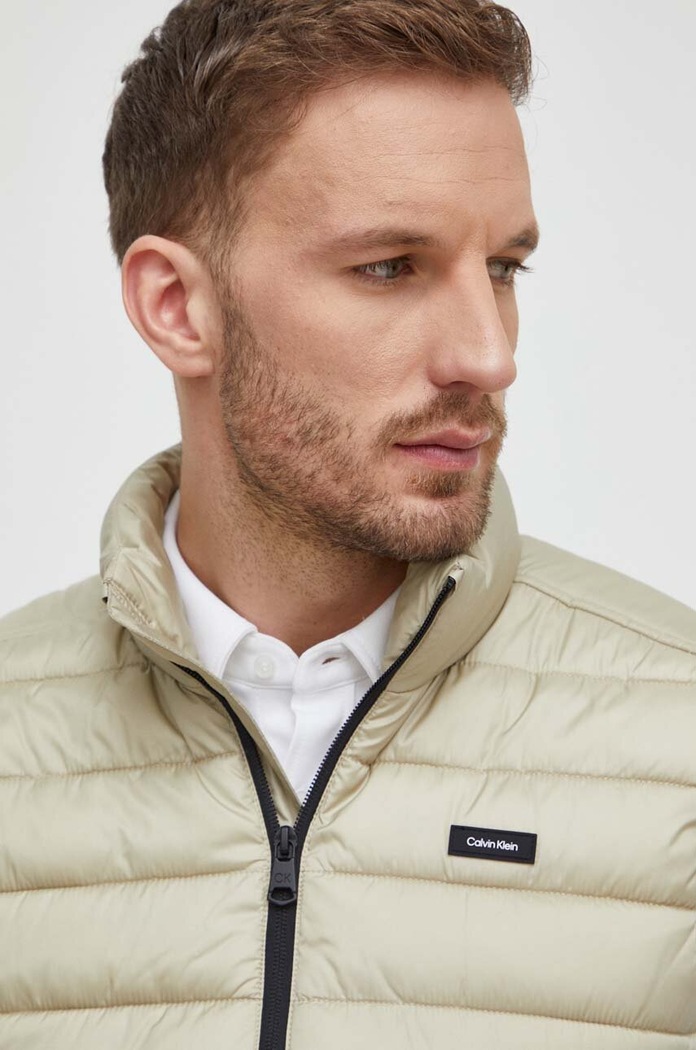 Αμάνικο μπουφάν Calvin Klein πράσινο K10K108292