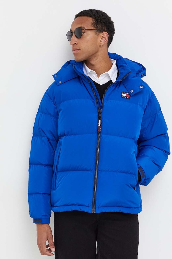 Tommy Jeans Páperová bunda Tommy Jeans modrá DM0DM15445
