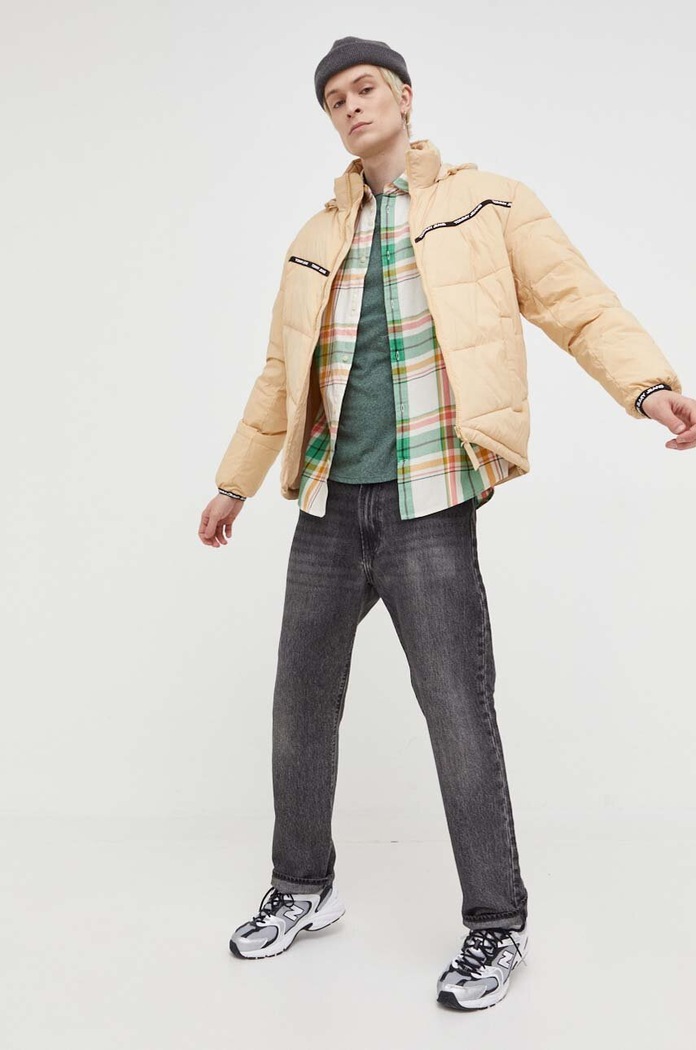 Bunda Tommy Jeans DM0DM16578 béžová AW23