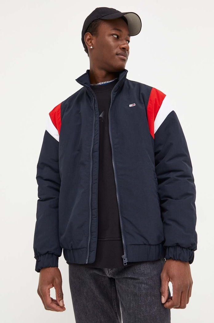 Bunda Tommy Jeans námořnická modř DM0DM16580