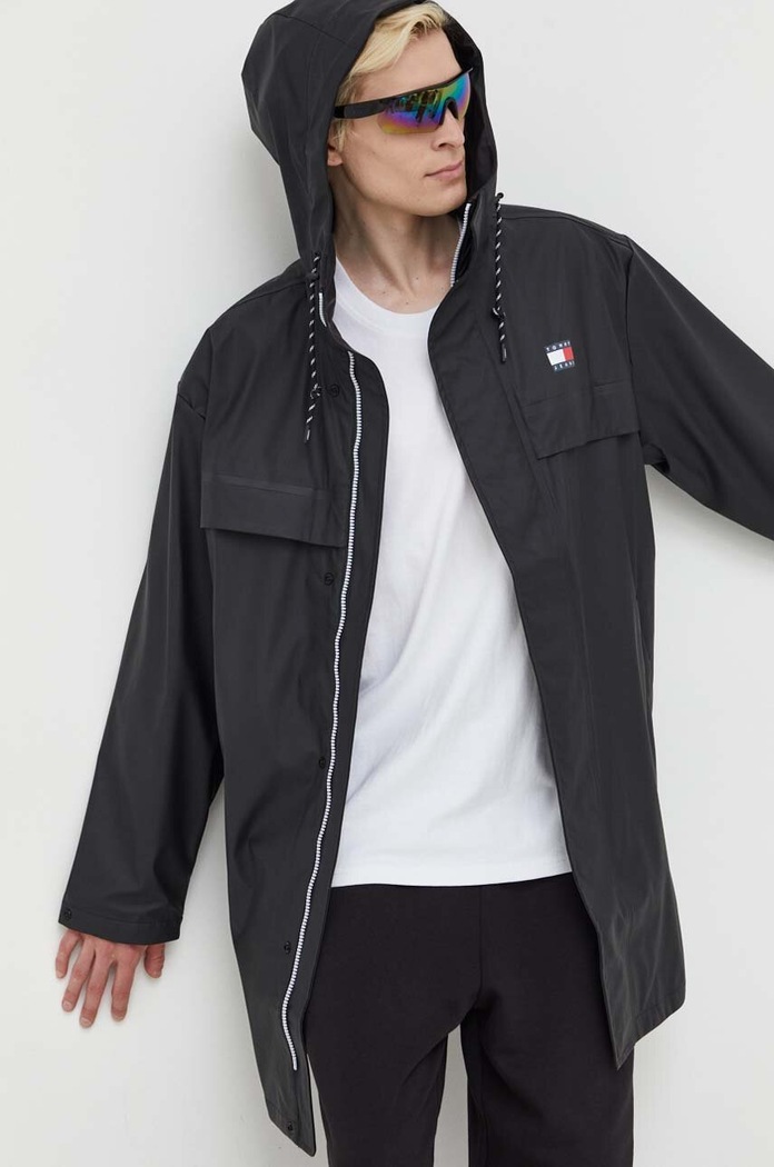 Jakna Tommy Jeans Drugo črna DM0DM16582