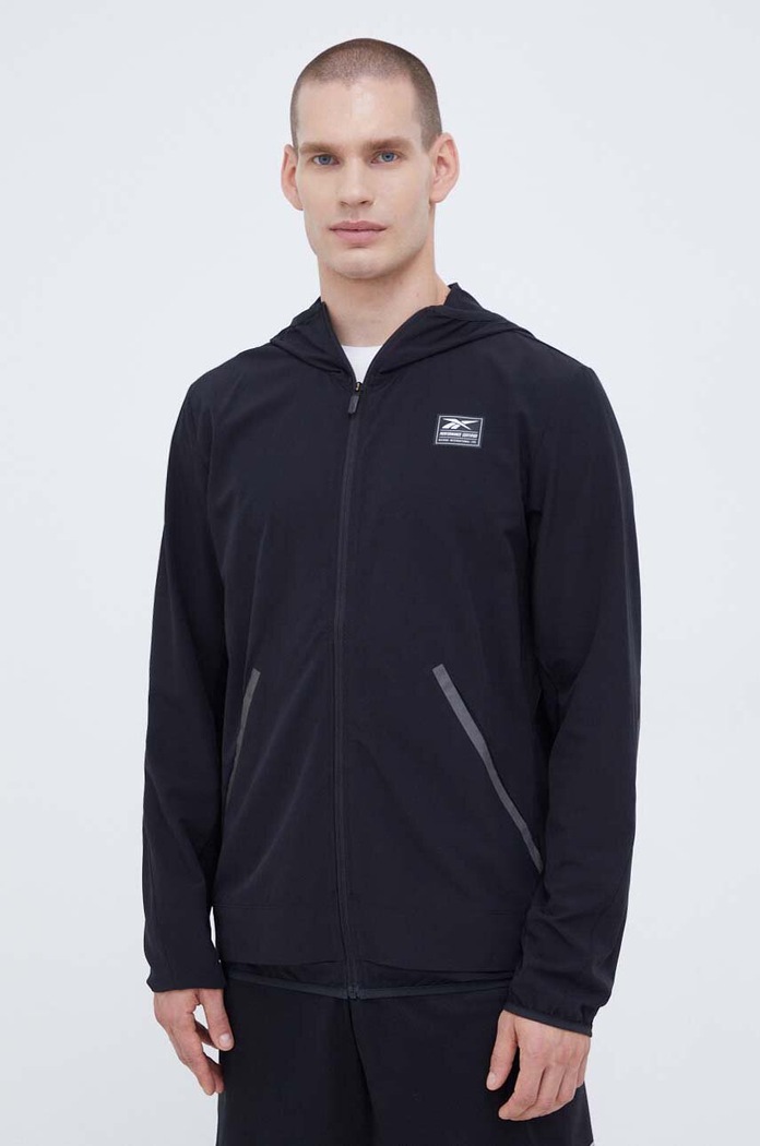 Jakna za vadbo Reebok Performance Certified Vector 100063398 črna AW23