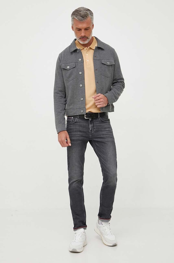 Pepe Jeans rövid kabát Bryson PM402802.933 szürke AW23