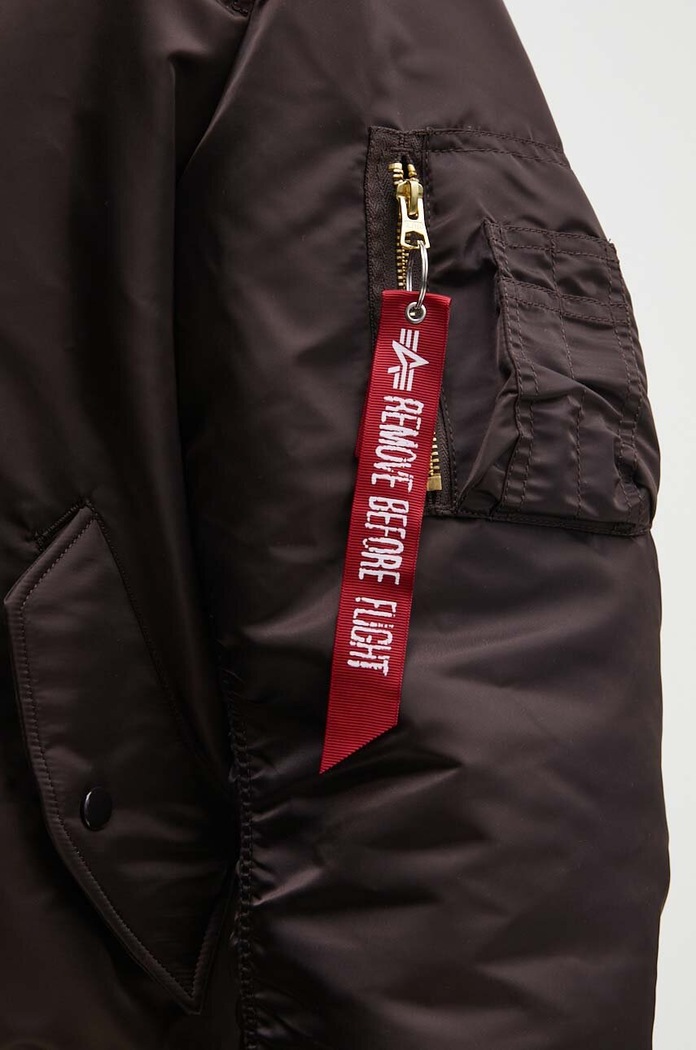Oboustranná bomber bunda Alpha Industries MA-1 100101.696 hnědá