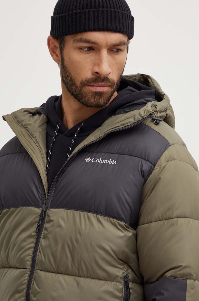 Μπουφάν Columbia M Pike Lake II Hooded Ja πράσινο 2050931