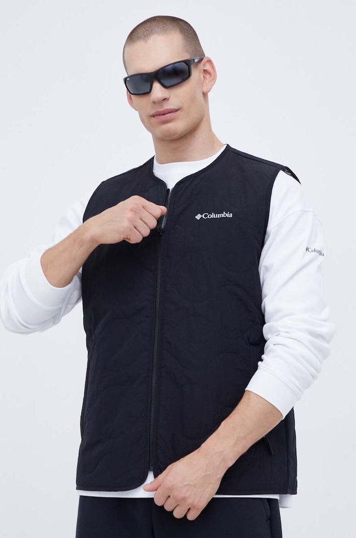 Columbia bezrękawnik Birchwood™ Quilted bez kaptura czarny 2051131