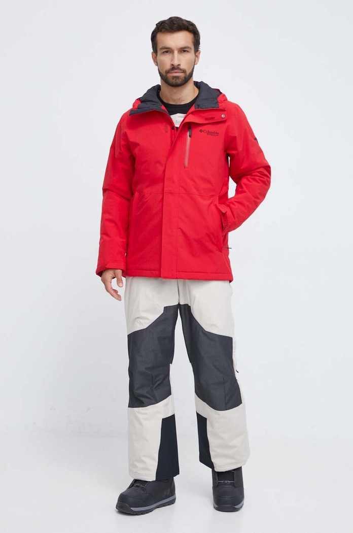 Bunda Columbia District II 2056641 červená AW23
