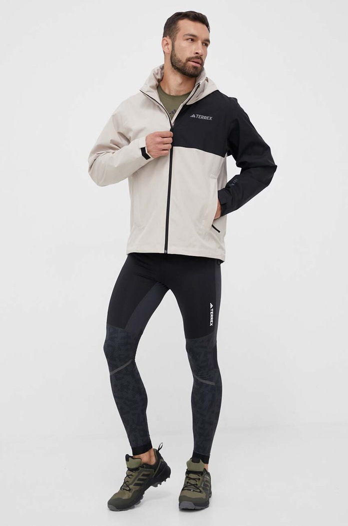 Kišna jakna adidas TERREX Multi RAIN.RDY IP3837 bež AW23