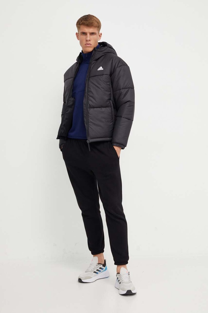 Μπουφάν adidas IK0521 μαύρο AW23