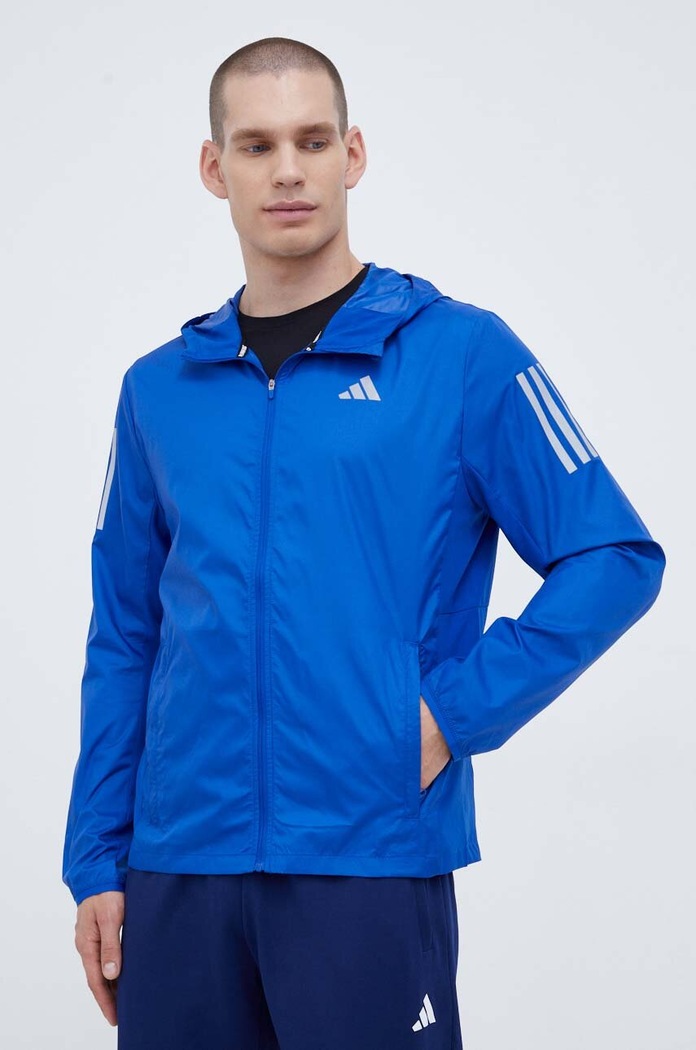 adidas Performance windbreaker Own the Run albastru IL4790