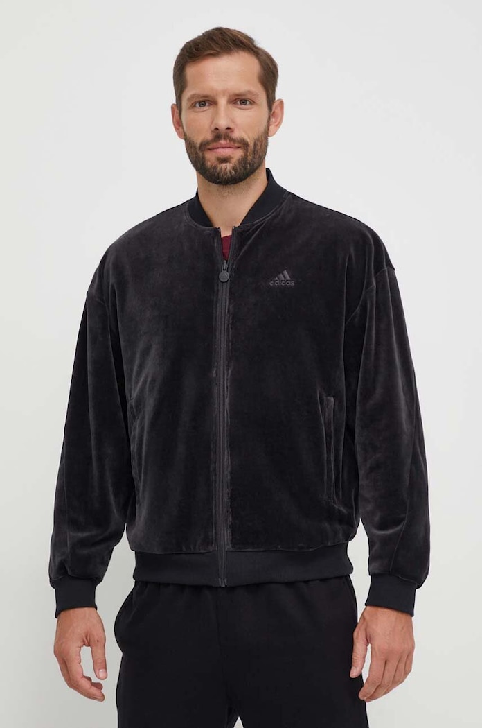 adidas kurtka bomber dwustronna nieocieplane czarny IJ6424