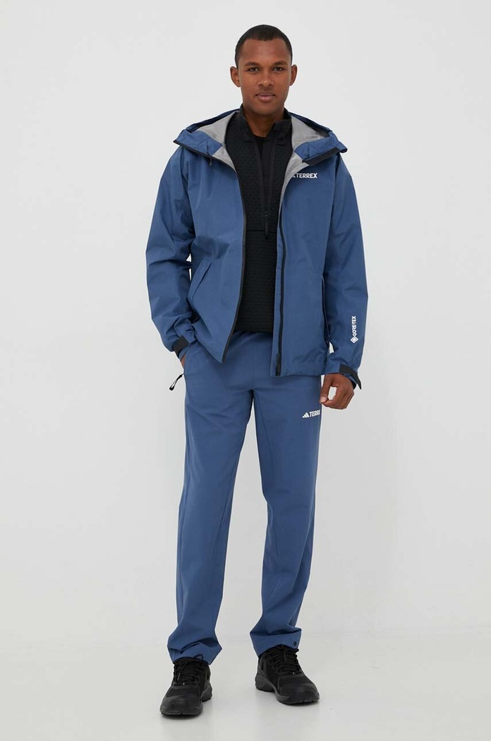 adidas TERREX giacca impermeabile Xperior GORE-TEX Paclite HN2908 blu AW23