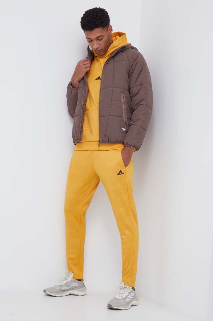 Μπουφάν adidas Originals HZ0697 καφέ AW23