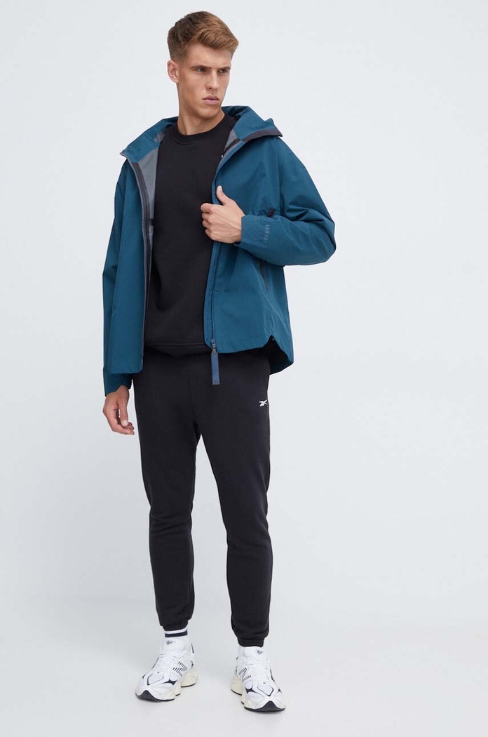 Μπουφάν adidas HZ5701 τιρκουάζ AW23