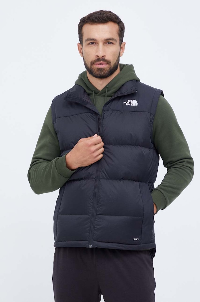 Péřová vesta The North Face DIABLO DOWN VEST s podšívkou černá NF0A4M9KKX71