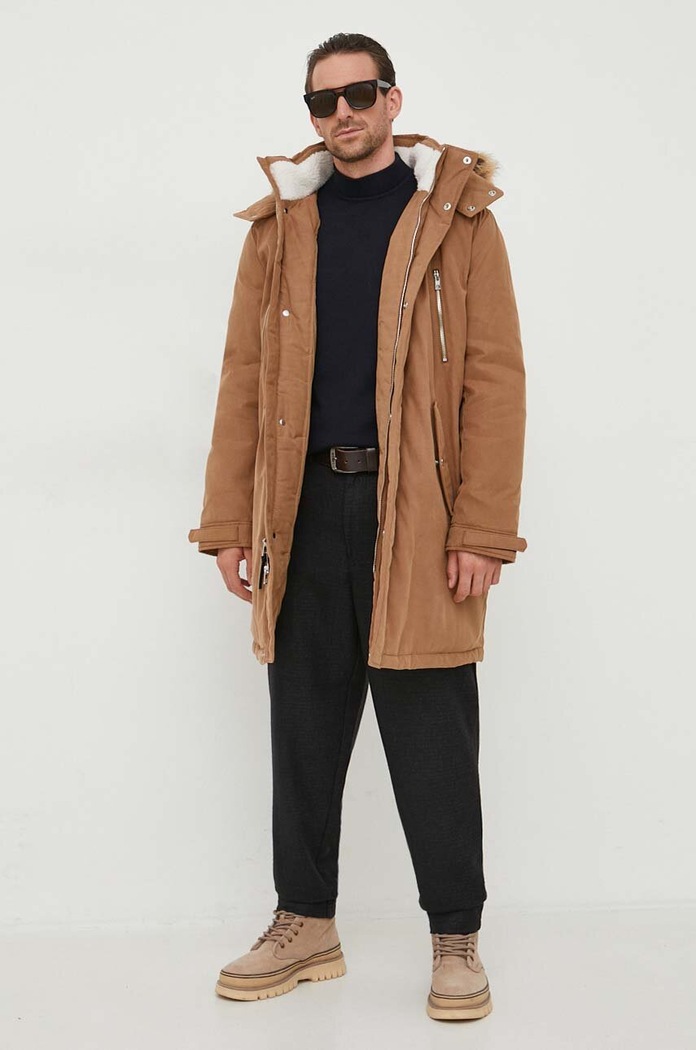 Μπουφάν Michael Kors CF3206A48H μπεζ AW23