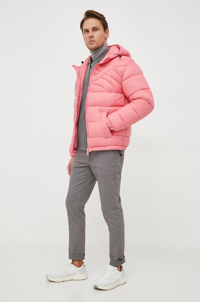 Jakna United Colors of Benetton 2NIWUN038.11F roza AW23