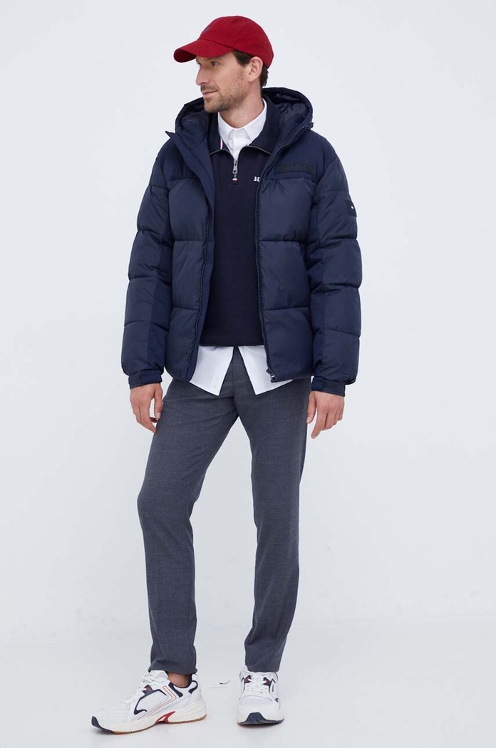 Tommy Hilfiger rövid kabát MW0MW32771 sötétkék AW23