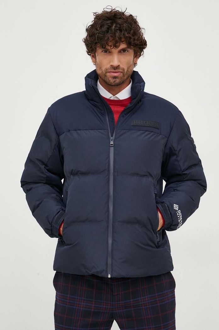Tommy Hilfiger geaca cu captuseala bleumarin MW0MW32773