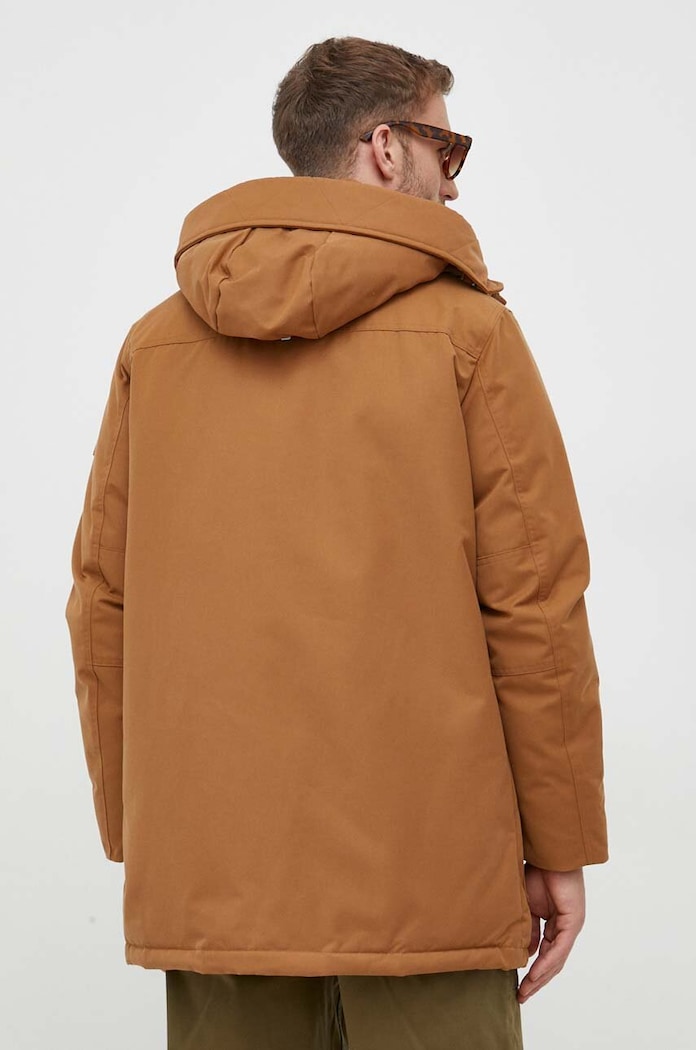 Odzież Tommy Hilfiger kurtka puchowa MW0MW32779 brązowy