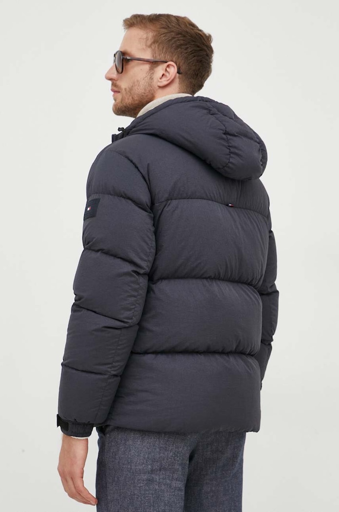 Ρούχα Μπουφάν με επένδυση από πούπουλα Tommy Hilfiger MW0MW32786 σκούρο μπλε