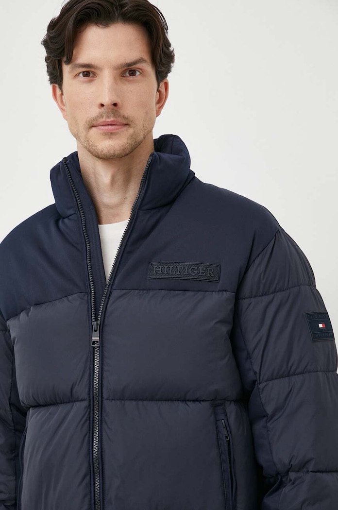 Bunda Tommy Hilfiger námořnická modř MW0MW32770