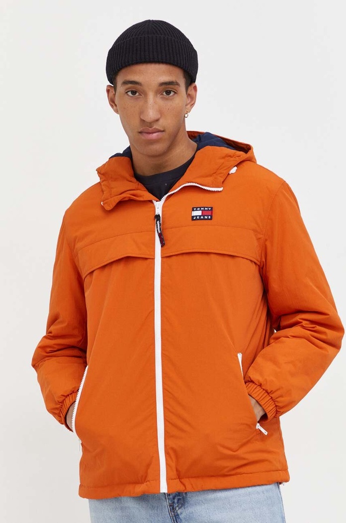 Ruházat Tommy Jeans rövid kabát DM0DM14448 narancssárga