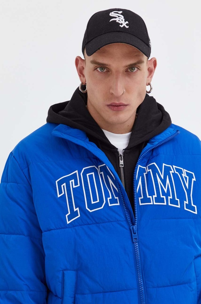 Μπουφάν bomber Tommy Jeans μπλε DM0DM17479