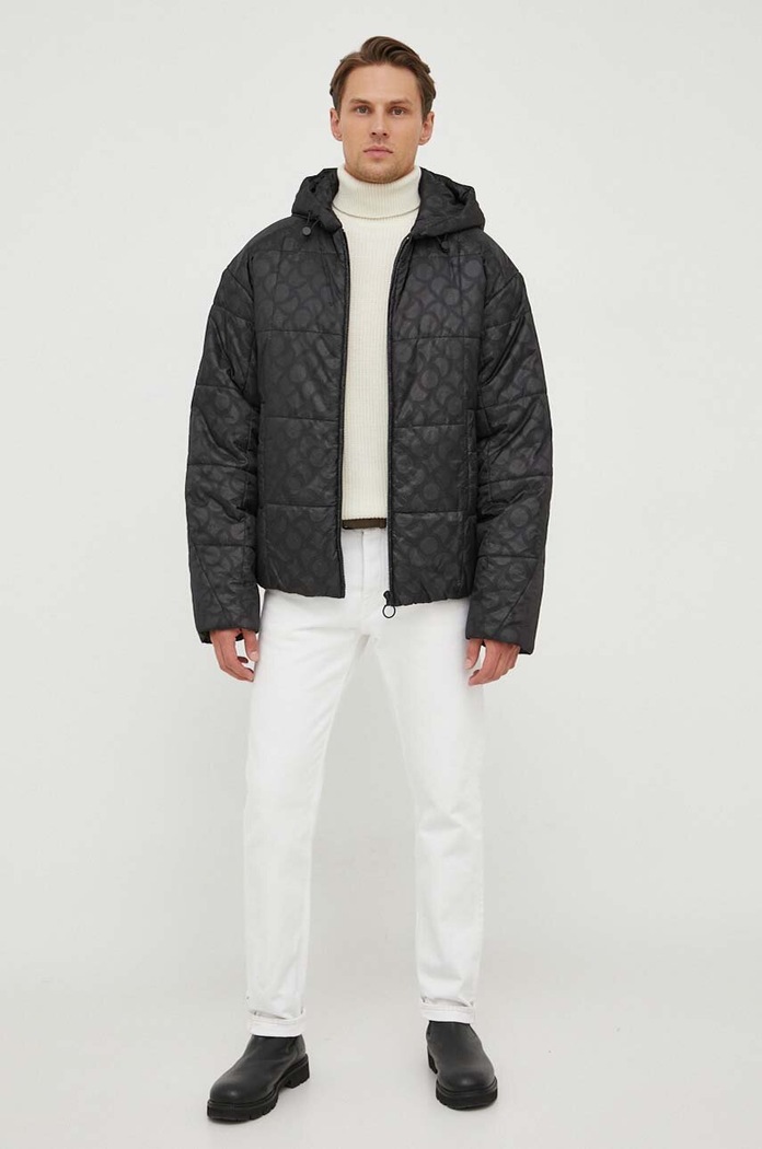 Bunda Trussardi 52S00913.1T006513 černá AW23