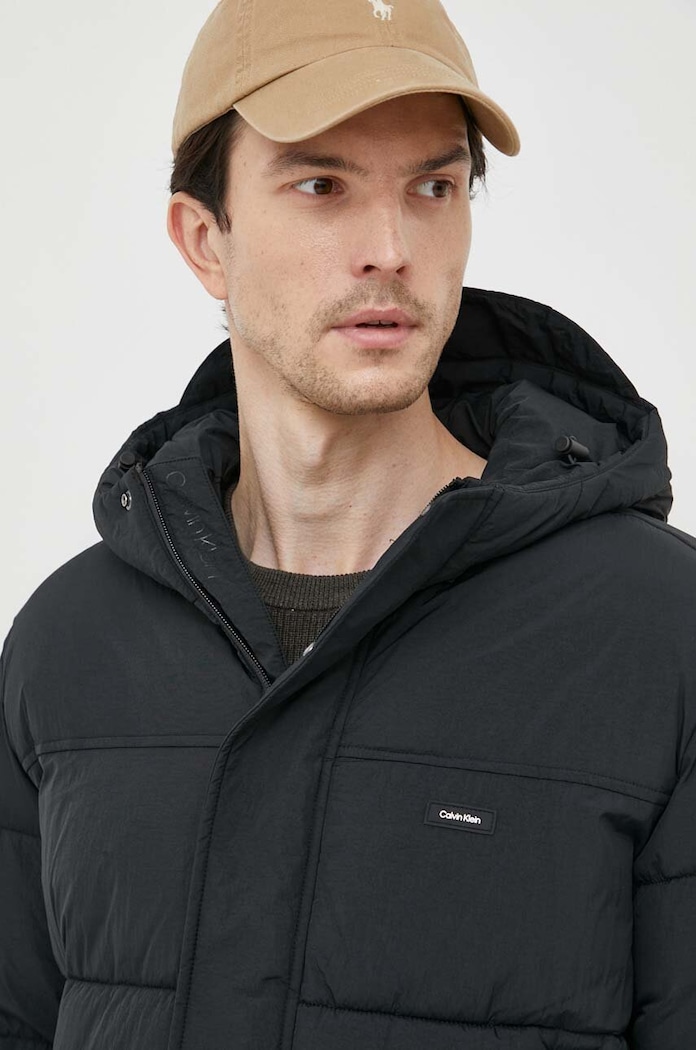 Calvin Klein rövid kabát fekete K10K112228