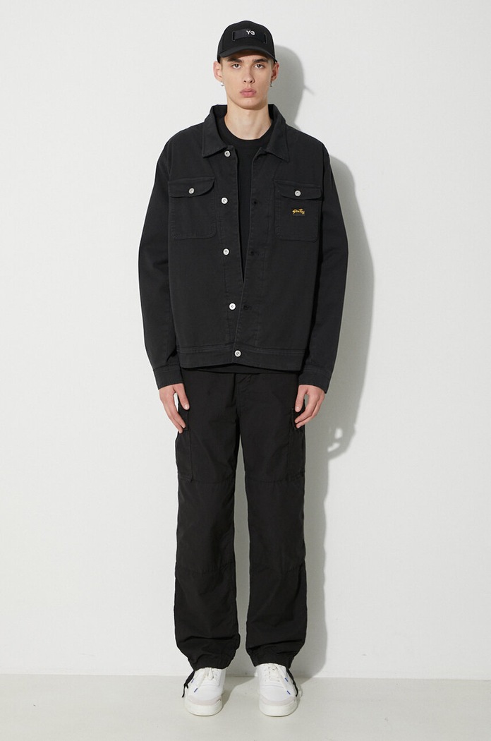 Stan Ray denim jacket TRUCKER JACKET (LINED) AW2312154 black AW23