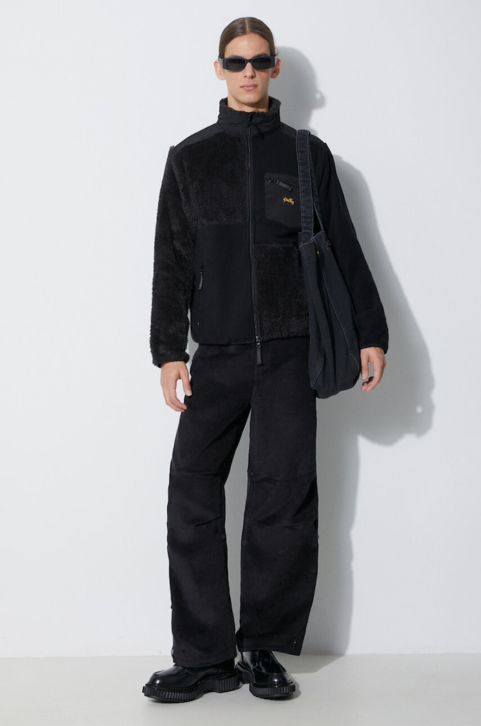 Stan Ray bluza PATCHWORK FLEECE JACKET AW2312456 czarny AW23