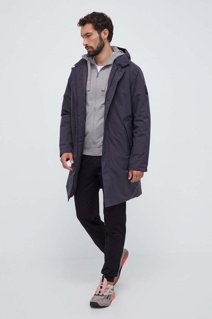 Μπουφάν Jack Wolfskin 1116091 μαύρο AW23