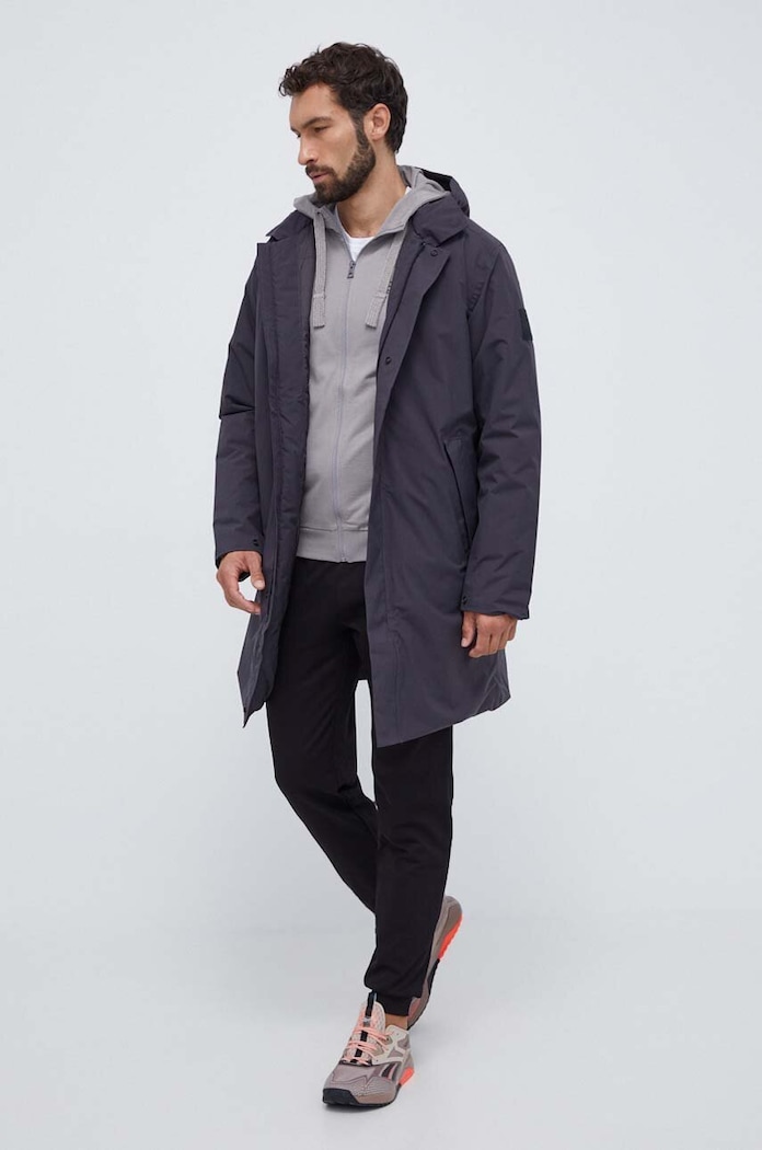 Μπουφάν Jack Wolfskin 1116091 μαύρο AW23