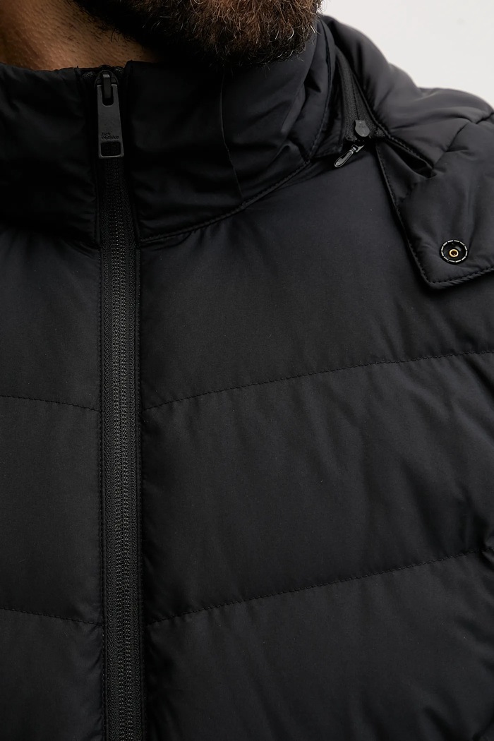 Μπουφάν με επένδυση από πούπουλα Jack Wolfskin Colonius Jack Wolfskin 1207431 μαύρο