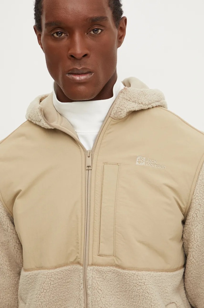 Jakna Jack Wolfskin Felslicht bež 1711141