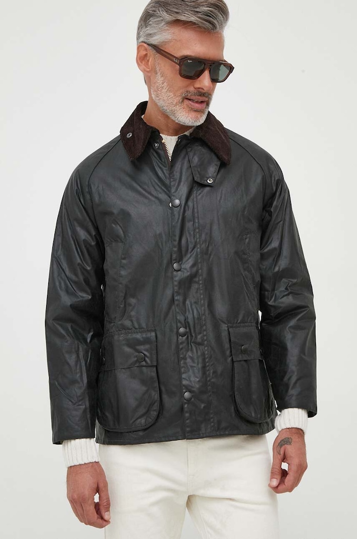 Яке Barbour Bedale Wax Jacket зелен MWX0018