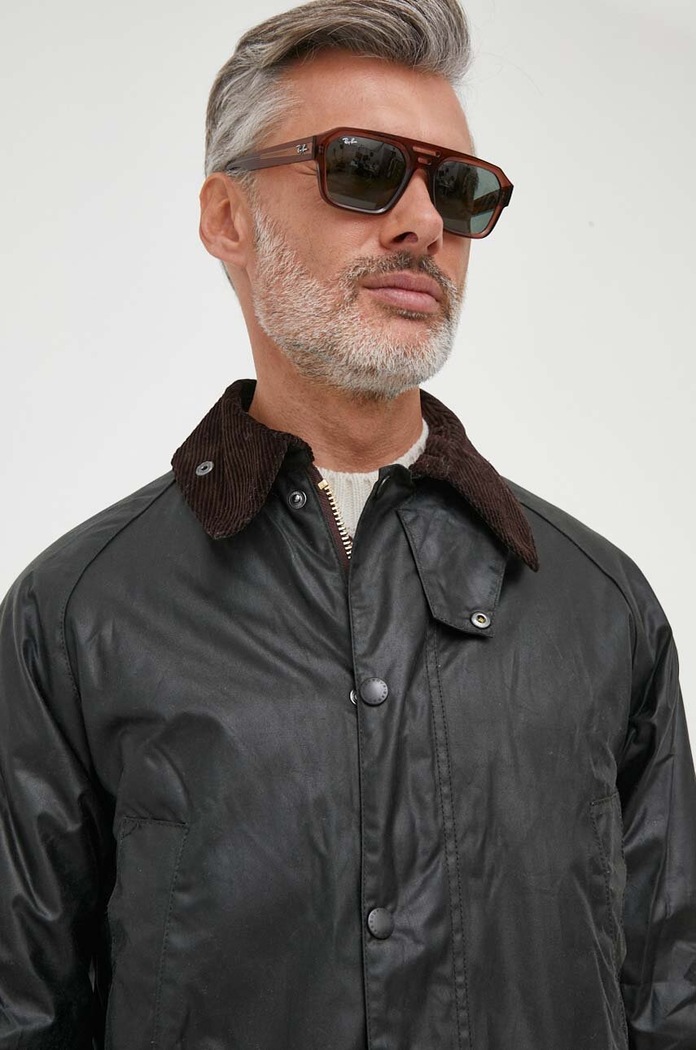 Яке Barbour Bedale Wax Jacket MWX0018 зелен