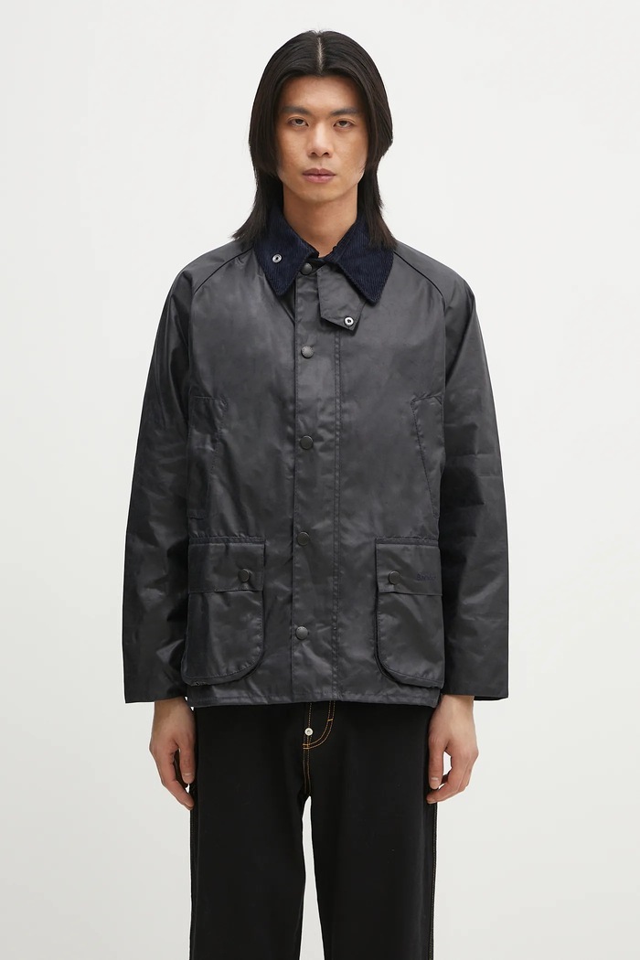 Barbour kurtka nieocieplane czarny MWX0018