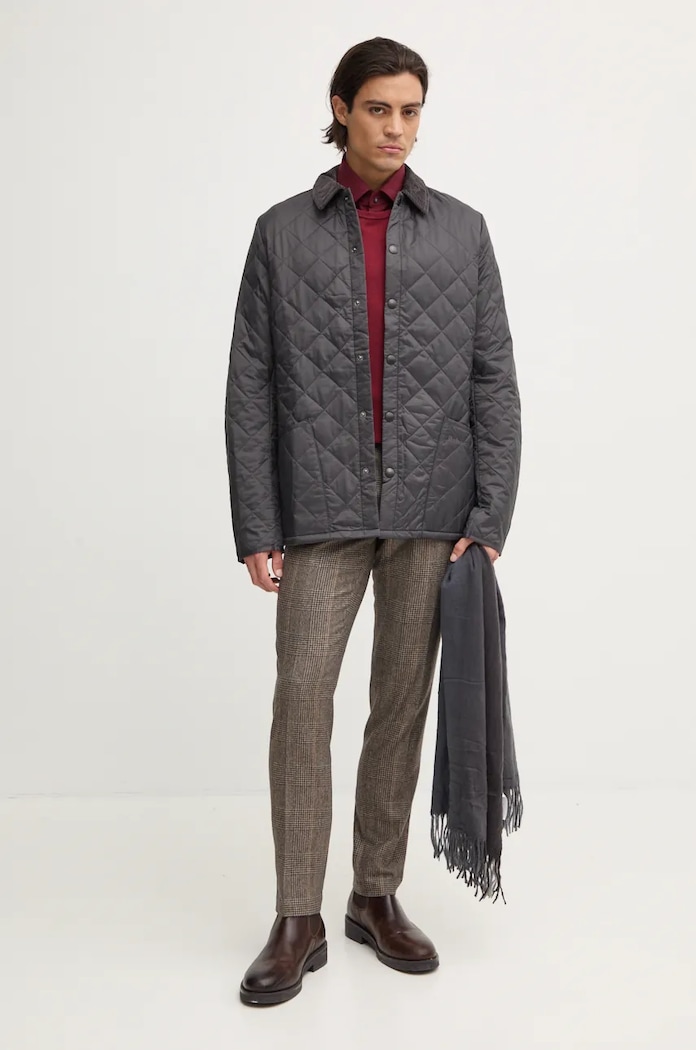 Μπουφάν Barbour MQU0240 γκρί AA00
