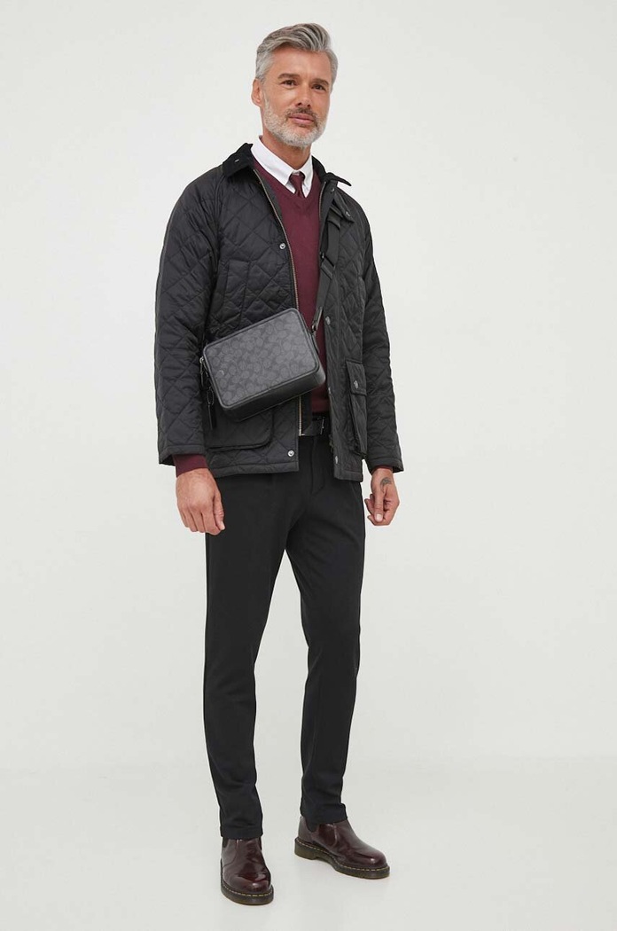 Μπουφάν Barbour MQU1638 μαύρο AA00