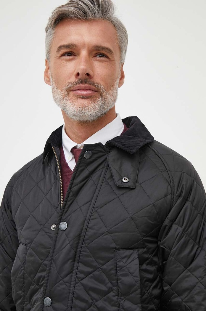 Μπουφάν Barbour MQU1638 μαύρο